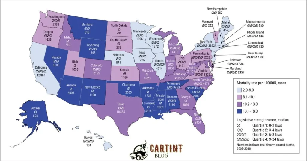 Tint Laws By State Map