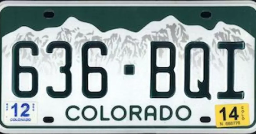 Rules For Colorado License Plates